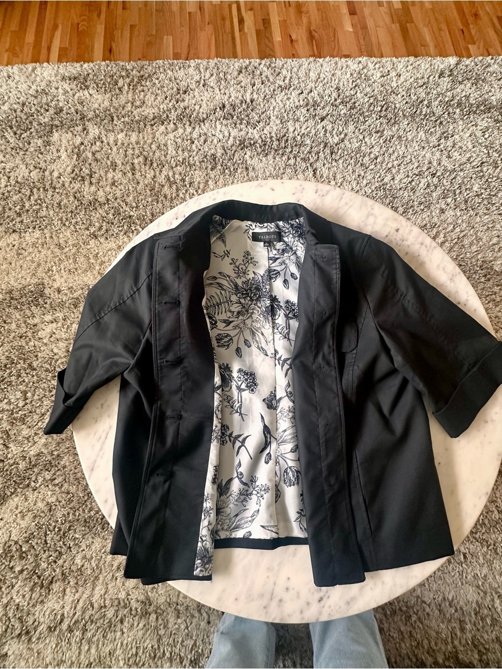 Talbots Slub Twill Jacket - Picture 3 of 5
